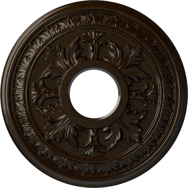 Ekena Millwork Baltimore Ceiling Medallion (Fits Canopies up to 5 1/2"), 15 3/8"OD x 4 1/4"ID x 1 1/2"P, Bronze CM15BABZS - main